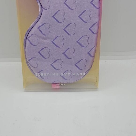 Sleeping Eye Mask Stoney Clover Lane x Target Purple Hearts - Picture 2 of 3